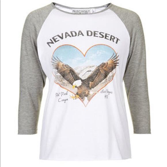 Project Social T Gray Nevada Raglan Sleeve small - Picture 2 of 8